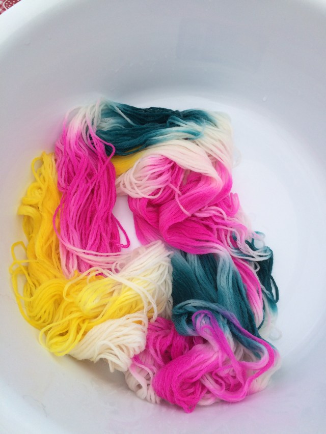 Acid Dyed Wool Yarn